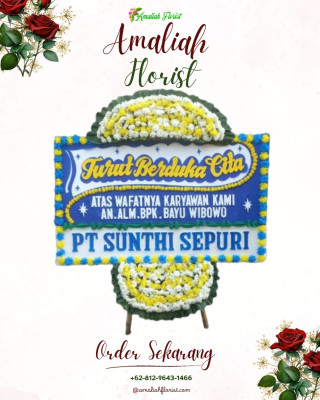 Papan Bunga Duka di Balecatur