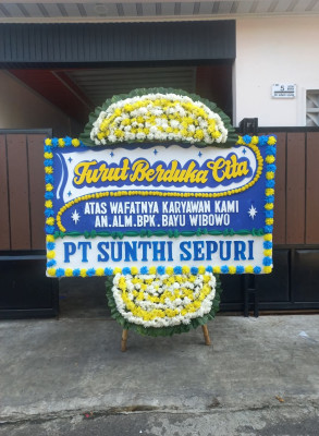 Papan Bunga Duka di Balecatur